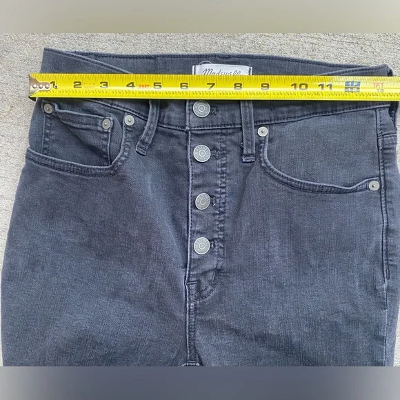 Madewell Charcoal Flare & Wide Leg Jeans - Picture 4 of 7